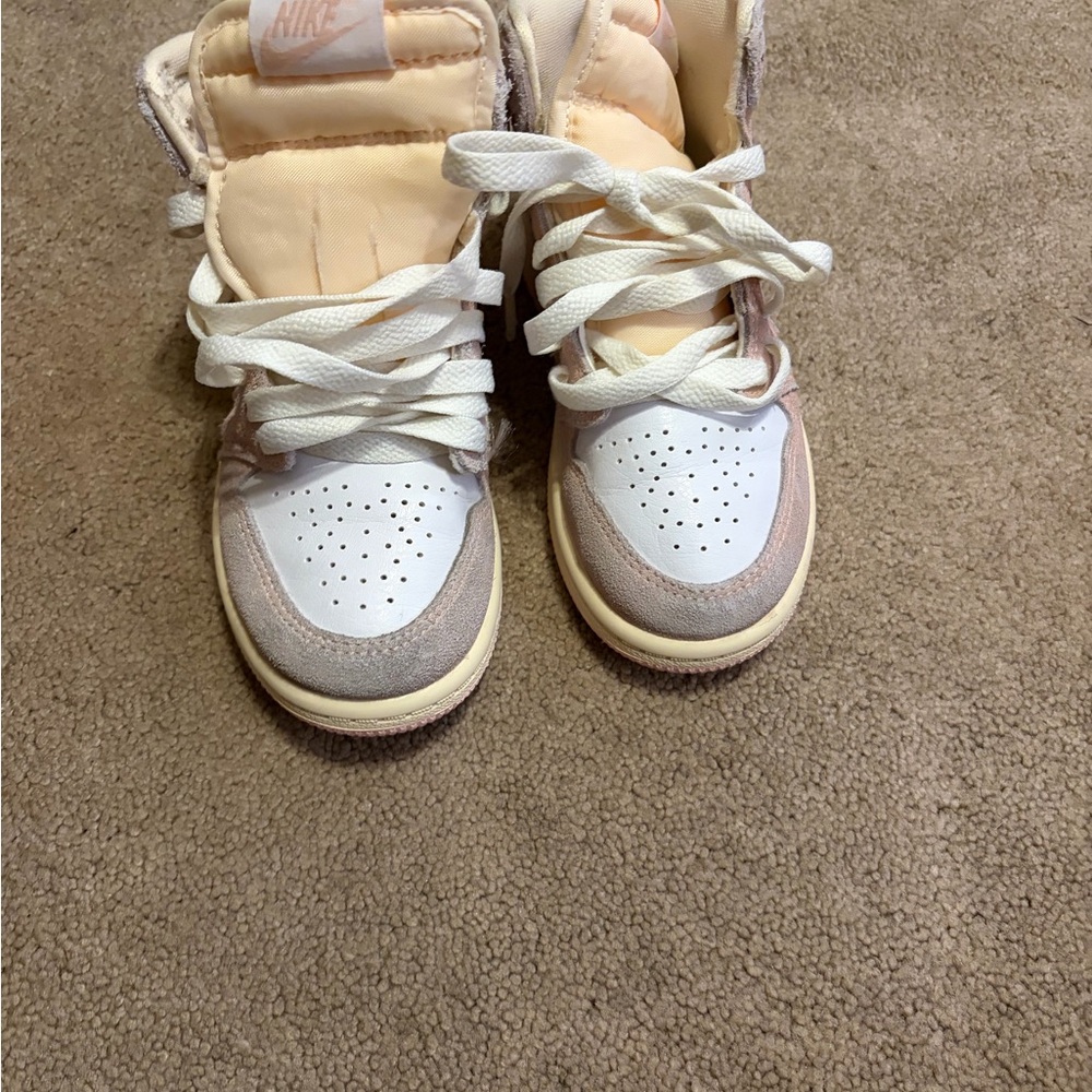 Nike Pastel Pink Cream White High-Top Sneakers